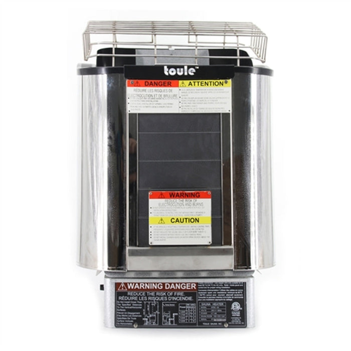 Aleko TOULE's 3KW ETL Certified Wet Dry Sauna Heater Stove and Wall-Mounted Digital Controller