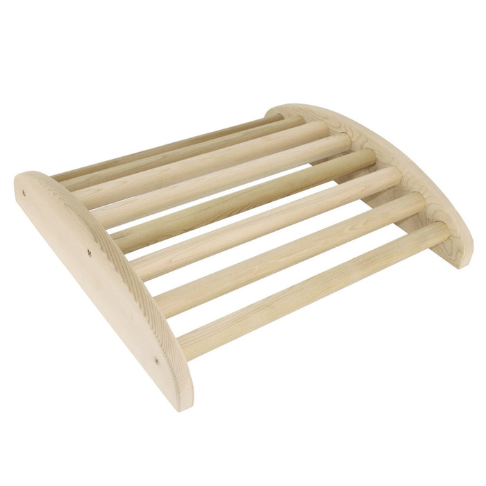 Aleko's Ivory-Toned Wooden Sauna Backrest