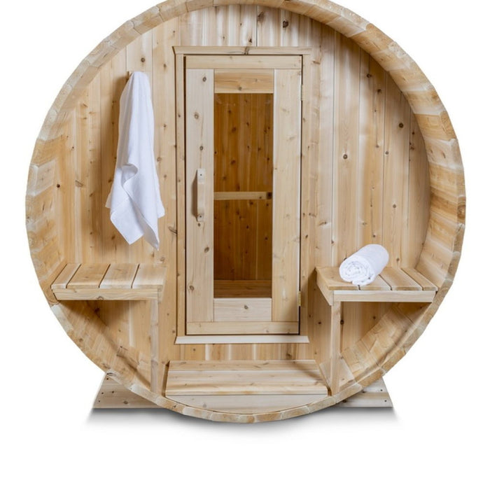 Leisurecraft CT Tranquility Barrel Sauna Canadian Timber Collection