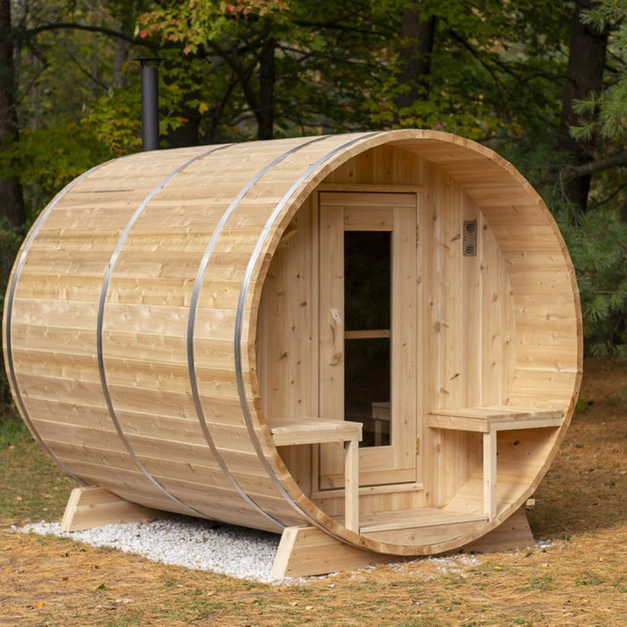 Leisurecraft CT Tranquility Barrel Sauna Canadian Timber Collection