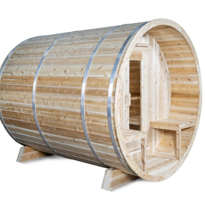 Leisurecraft Serenity Barrel Sauna Canadian Timber Collection