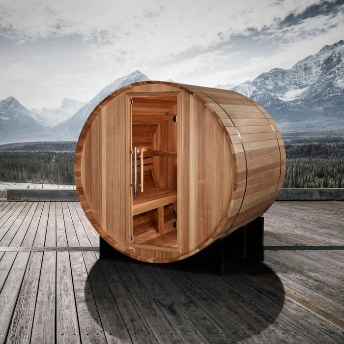 Golden Designs St. Moritz Model 2-Person Barrel Sauna