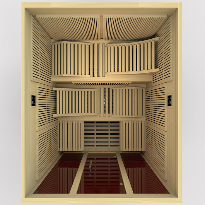 Dynamic Saunas Cutting-Edge Ultra Low EMF FAR Infrared Sanctuary in Canadian Hemlock