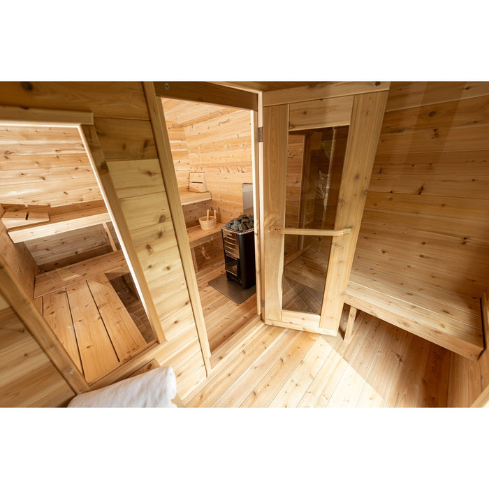 Leisurecraft Georgian Cabin Sauna With Changeroom