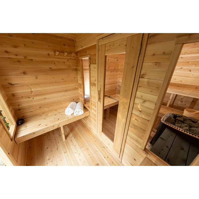 Leisurecraft Georgian Cabin Sauna With Changeroom