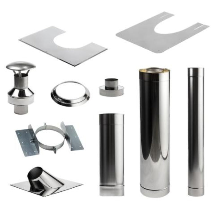 HUUM's Thru-Ceiling Chimney Kit for Sauna Wood Stove