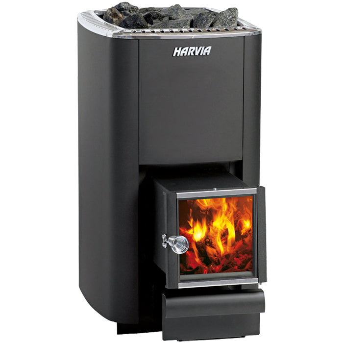 Harvia M3 SL - 16.5kW Wood Burning Sauna Stove w/ Exterior Feed