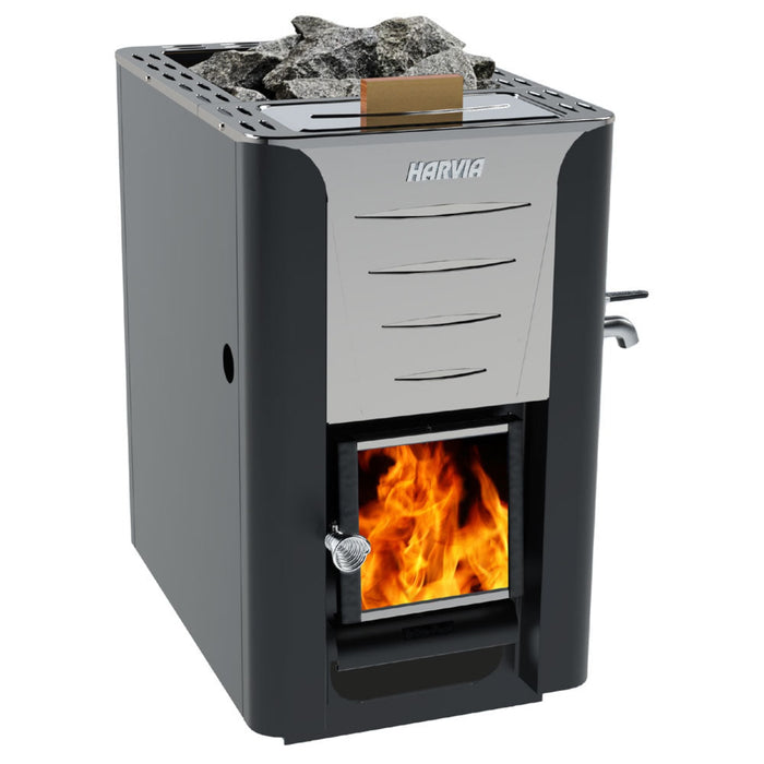 Harvia 20 ES Pro - 24.1kW Wood Sauna Stove with Water Tank