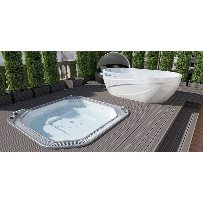 Dreampod Ice Bath With Chiller - White