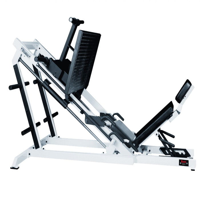 York Barbell ST Leg Press in White