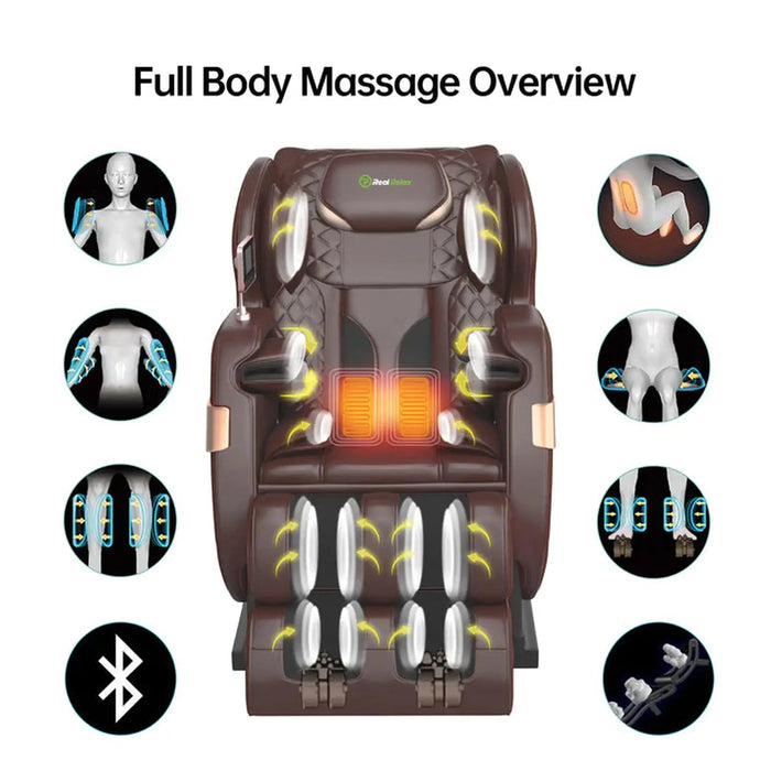 Real Relax Favor-03 Massage Chair Brown