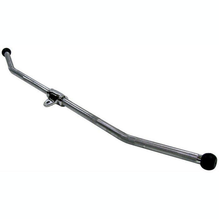 York Barbell Uniquely Crafted Solid Steel Lat Bar by York Barbell