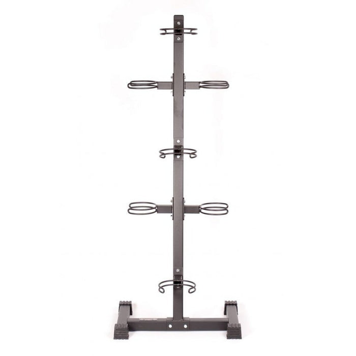 York Barbell A Seven-Ball York Barbell Medicine Ball Storage Rack