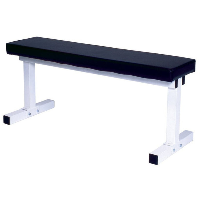 York Barbell Pro Series 101 Flat Bench in Pearl White