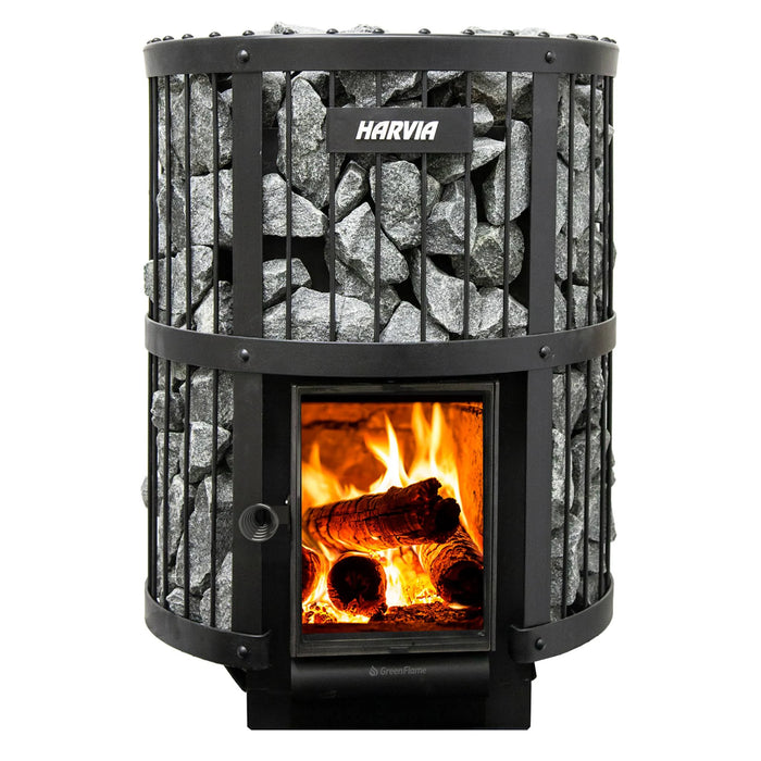 Harvia Legend 240 SL Wood Sauna Stove w/Ext. Feed