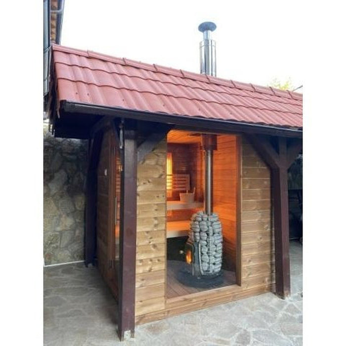 HUUM's Thru-Ceiling Chimney Kit for Sauna Wood Stove