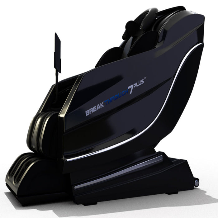 Medical Breakthrough 7 Plus Massage Chair with L-Track Innovation in Sleek Black Design