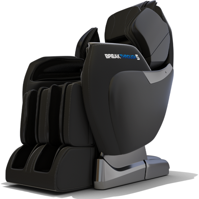 Medical Breakthrough 5 Massage Chair (Version 2.0) - Cutting-Edge L Track in Sleek Black Design