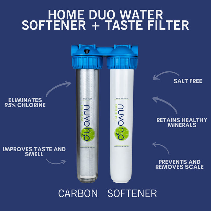 Nuvo H2O Home Duo Water Softener + Taste Filter