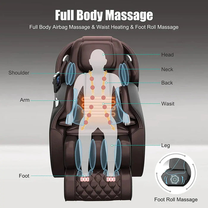 Real Relax Favor-06 Massage Chair Brown