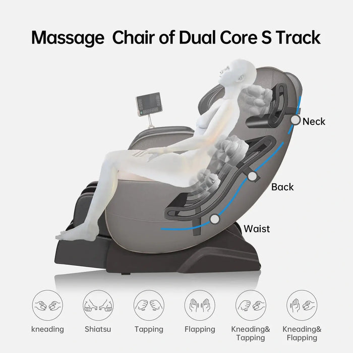 Real Relax Favor-03 Massage Chair Black