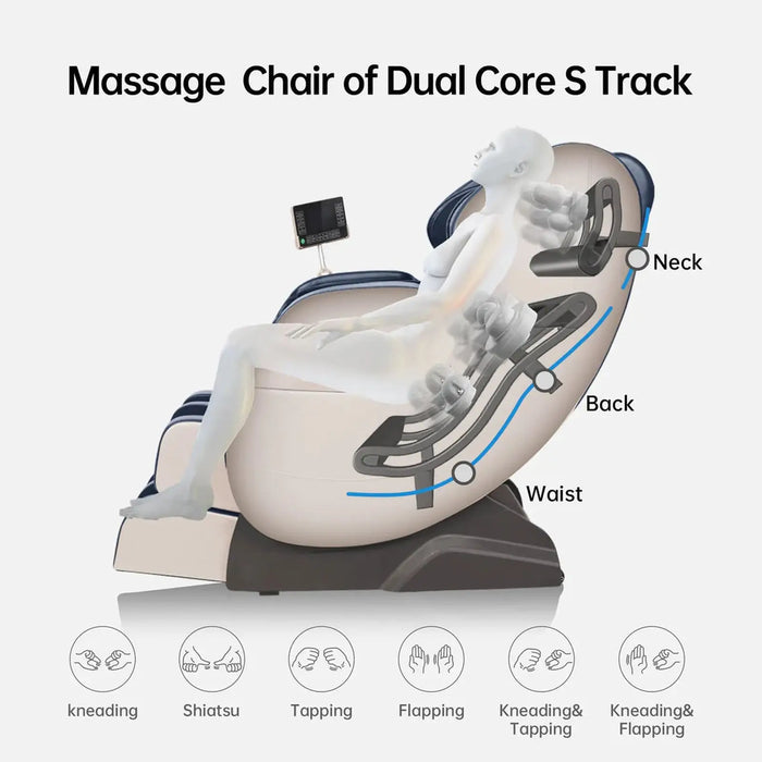 Real Relax Favor-03 Massage Chair Blue