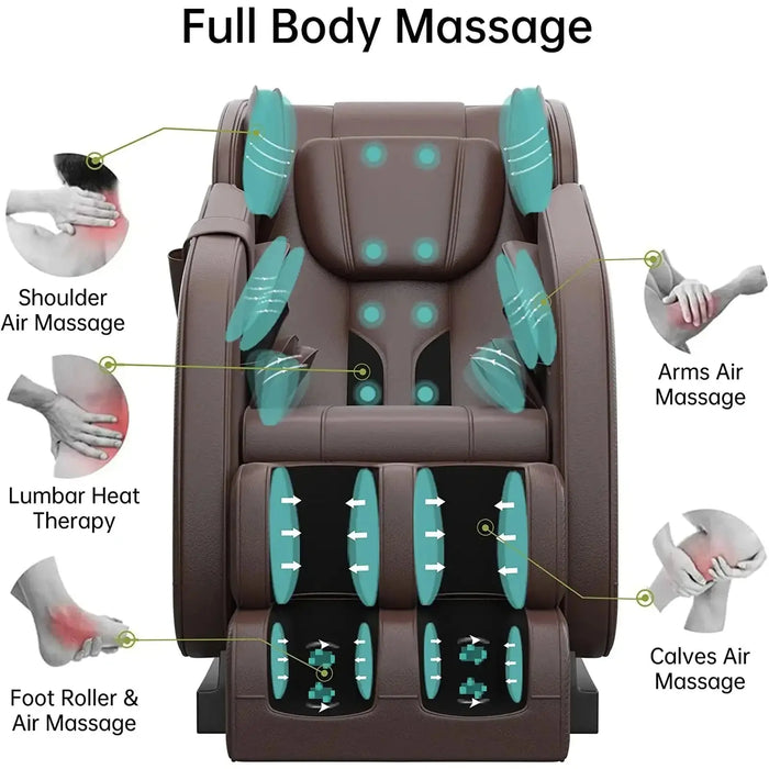 Real Relax MM350 Massage Chair Brown