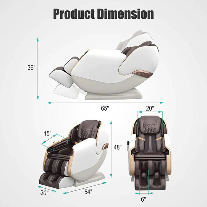 Real Relax PS3100 Massage Chair Brown