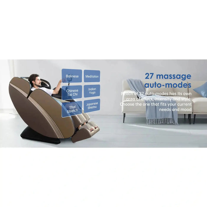 Real Relax PS6500 Massage Chair Champagne