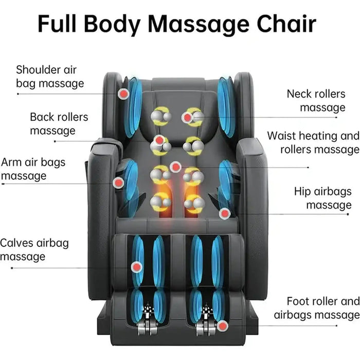 Real Relax SS01 Black Massage Chair