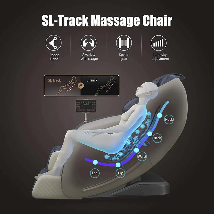 Real Relax Favor-06 Massage Chair Blue