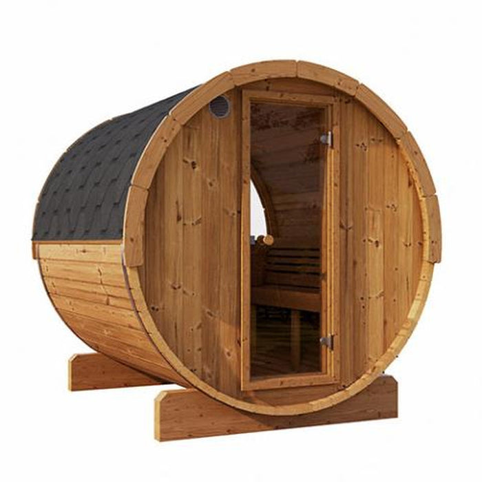 SaunaLife The E7W Sauna Barrel with a Window Twist