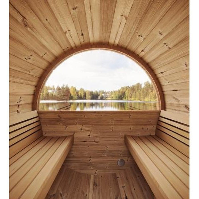 SaunaLife The E7W Sauna Barrel with a Window Twist