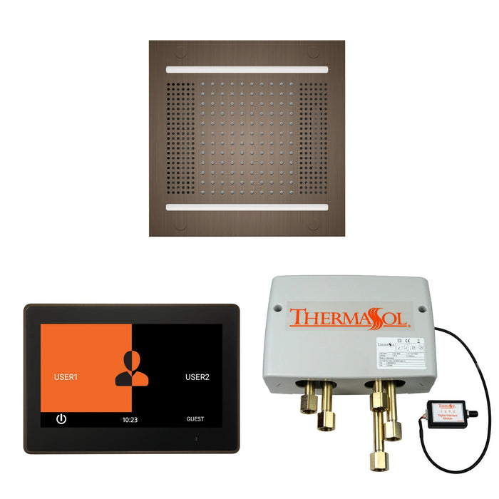 ThermaSol Hydrovive14 Shower Package With 10" ThermaTouch Square