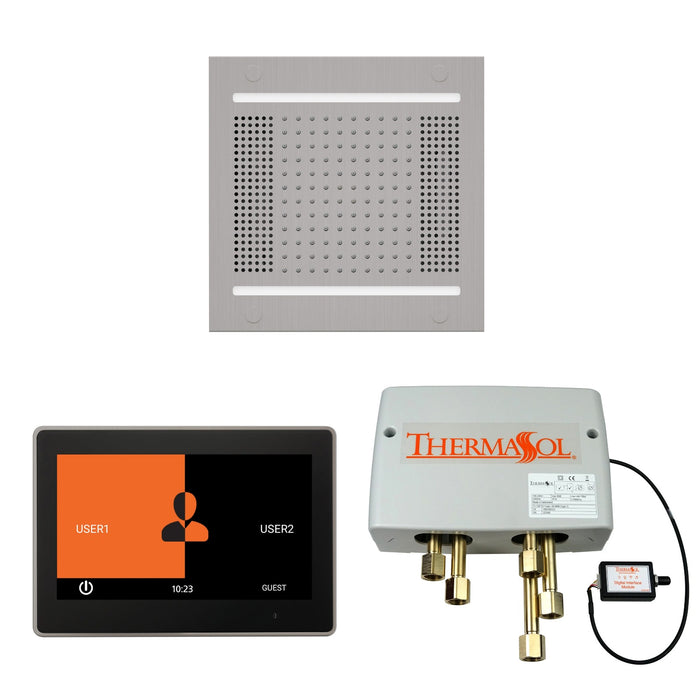 ThermaSol Hydrovive14 Shower Package With 10" ThermaTouch Square