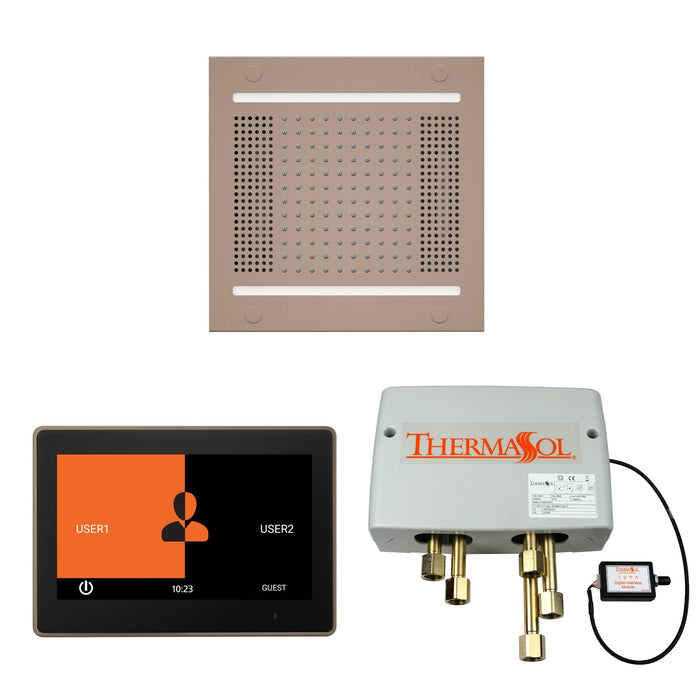 ThermaSol Hydrovive14 Shower Package With 10" ThermaTouch Square