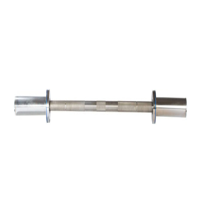 York Barbell  20 Kg Elite Stainless Steel Bar for Men by York Barbell, Featuring Needle Bearing Sleeves at 28mm