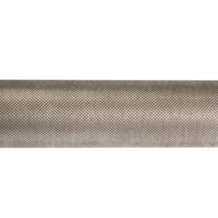 York Barbell  20 Kg Elite Stainless Steel Bar for Men by York Barbell, Featuring Needle Bearing Sleeves at 28mm