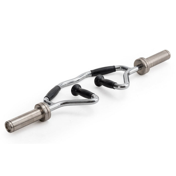 York Barbell the Bi-Tri-Trap Bar with Innovative Rubber Grips