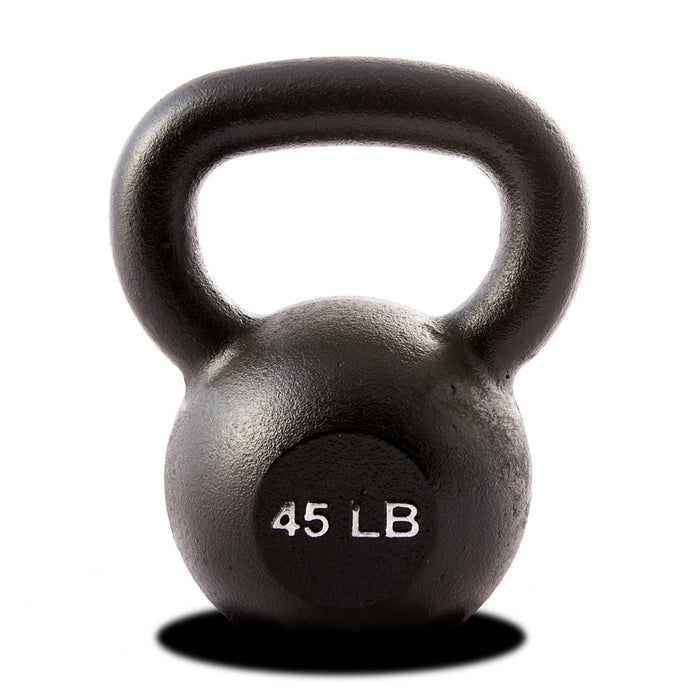 York Barbell 45 lb. Single Kettlebell - Black