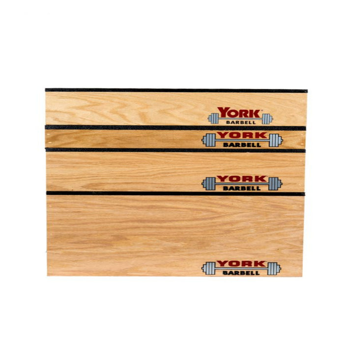 York Barbell's Stackable Plyo/Step-Up Box – 24 Inches by 24 Inches by 6 Inches