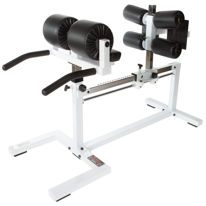 York Barbell's Glute/Ham Bench in Stunning White