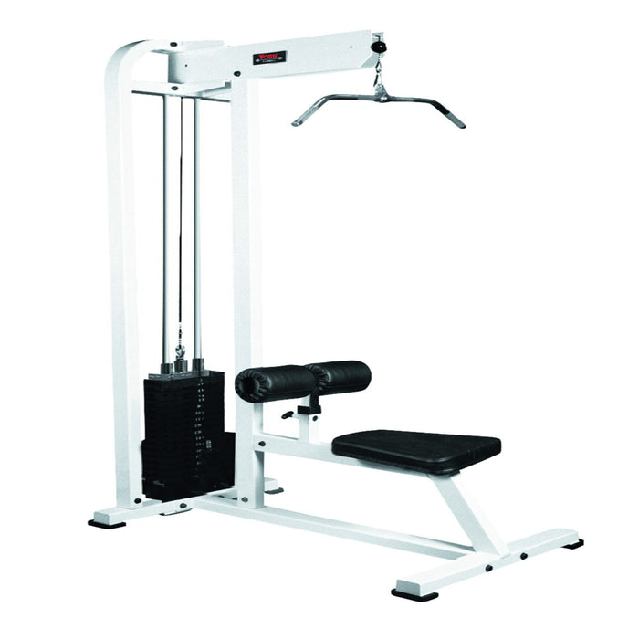 York Barbell's ST Lat Pulldown with a 300 lb Weight Stack