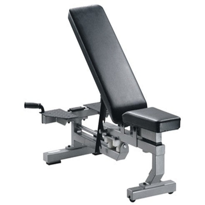 York Barbell ST Multi-Function Bench and Bench Stringer in Elegant White