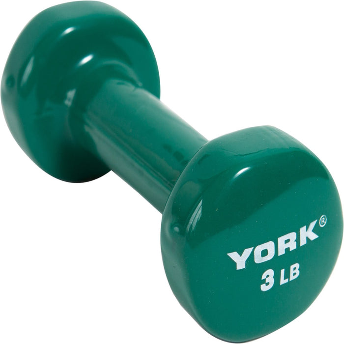 York barbell York Barbell 3 lb Vinyl Fitbell