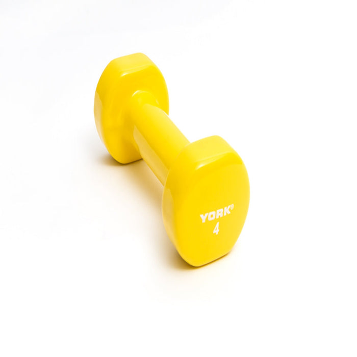 York Barbell's 4 lb Vinyl Fitbell