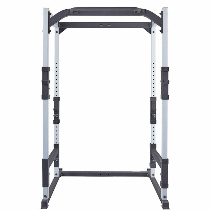 York Barbell's FTS Power Cage in Elegant White