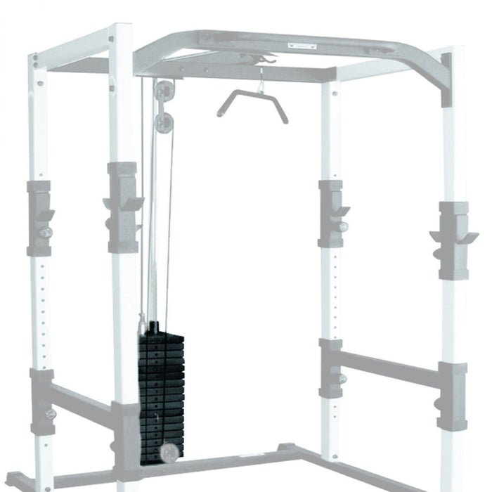 York Barbell Transform Your Power Cage and Lat Machine with the York Barbell 200 lb Weight Stack Conversion Kit