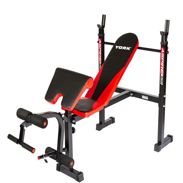 York Barbell Aspire Bench Unleashes Multi-Functional Power with Arm/Leg Curl Capability