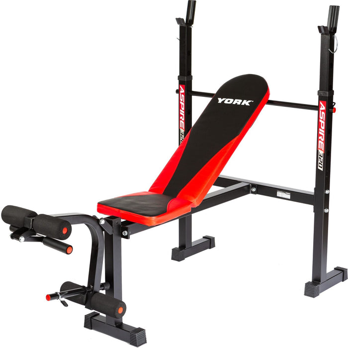 York Barbell Aspire Bench Unleashes Multi-Functional Power with Arm/Leg Curl Capability